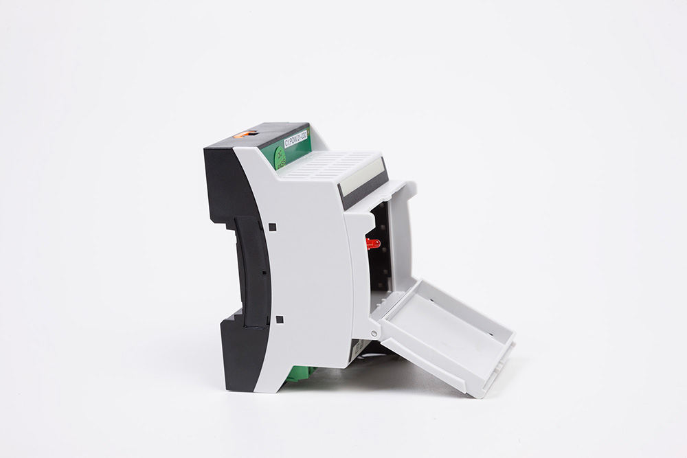 PLC Controller for Guest Room Management System, Smart Hotel Control and Home Automation - BACnet programmable functional controller BACnet PLC – C1.POW.01 power supply module is designed to convert electric power from the public home/indoor electric grid to voltage-stabilized DC power which is necessary for stable operation of devices from C series of EuroICC home automation controlers